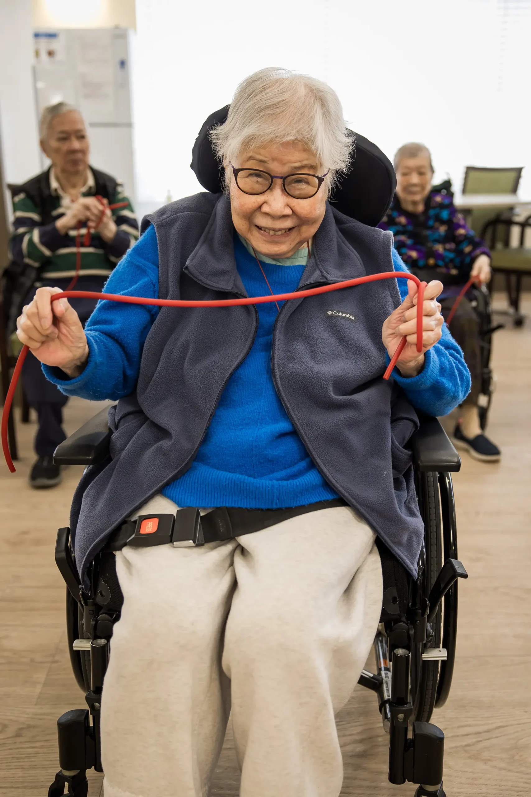 Resident & staff at Wing Kei Greenview